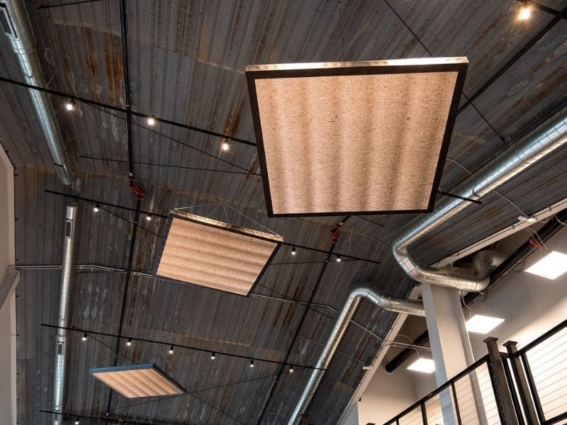 hemp fiber acoustic panels